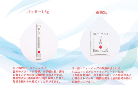 【鹿児島県天城町】徳之島産 サンルージュ 日ノ茜 Cセット 茶葉 パウダー Y-7