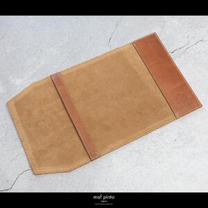 maf pinto (マフ ピント) レザーブックカバー 新書サイズ ライトブラウン 本革 日本製