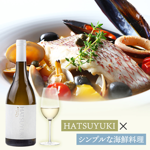 NIKI Hills Winery 白ワイン 【 HATSUYUKI 】 750ml ワイン 洋酒 お酒 アルコール ブドウ ぶどう 辛口 [株式会社NIKI Hillsヴィレッジ]