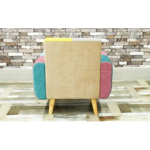おしゃれでかわいい一人掛けソファー【?CUBE】ａスタイル【完成品開梱設置】 ※離島への配送不可