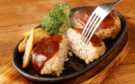 和牛入りハンバーグ 4個 特製メンチカツ 5個 セット 惣菜【居酒屋食堂シエスタ】
