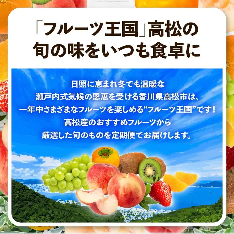 季節のフルーツ  厳選 高松市 12回 [旬な季節に合計12回発送]定期便N