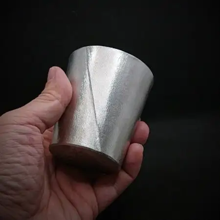 【RR】KW GLASS　錫　(はかた錫スタジオ)　錫酒器_装飾品・工芸品     雑貨・日用品 グラス・カップ 食器 _【1279333】