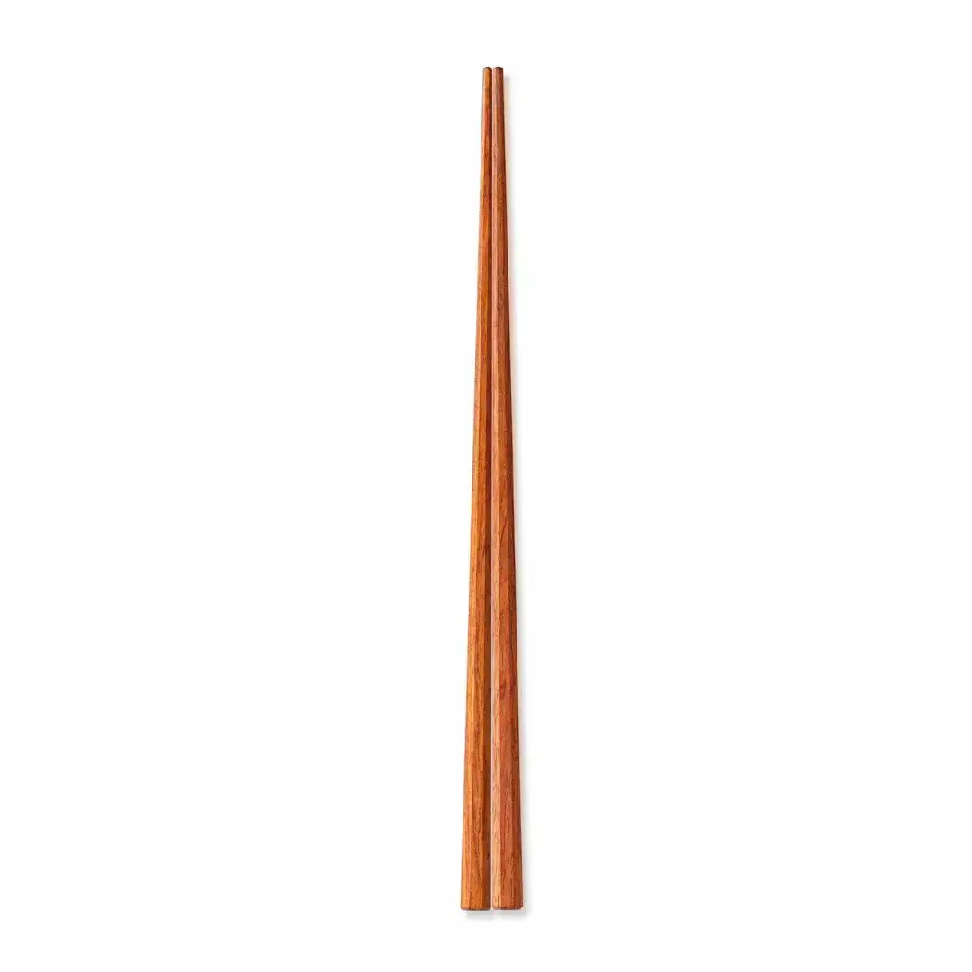 上八角箸 紫檀 220mm  高級 贈答用 無塗 燕三条製  [マルナオ]