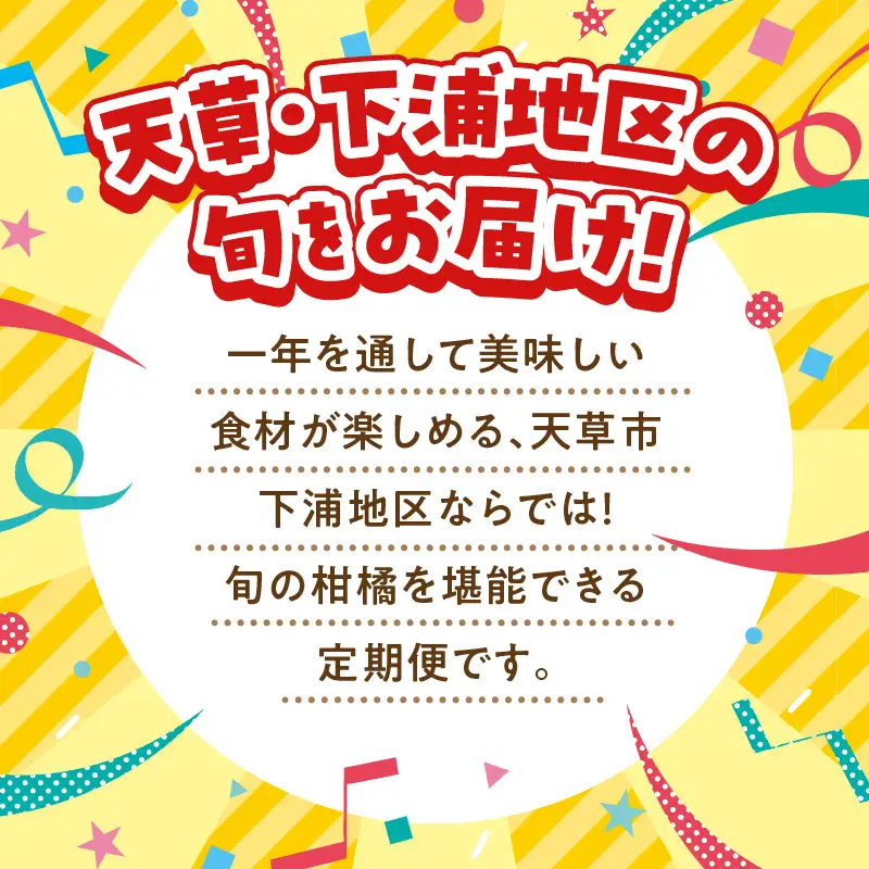S040-T01A_【定期便8回】天草 下浦地区特産の柑橘8種食べ尽しコース(訳あり)【先行受付】