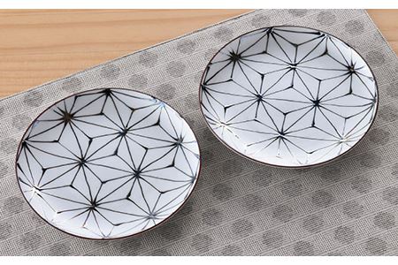 【波佐見焼】Sweet麻シリーズ 15cm プレート 2枚セット 取り皿 ケーキ皿 食器 【まるしん】 [WD36]  波佐見焼
