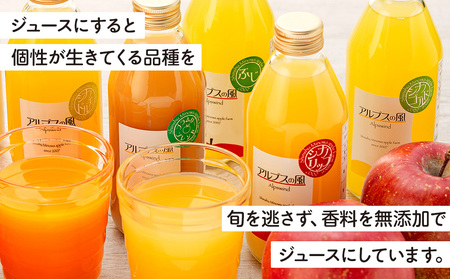 果汁100％ジュースで味わう 爽やか酸味が素敵な品種 リンゴジュース 小瓶 6本 セット 詰め合わせ ジュースで味わう信州のリンゴ 酸味爽やか りんご 林檎 アップル アップルジュース 無添加 飲料 飲料類 甘い 濃厚 長野 長野県