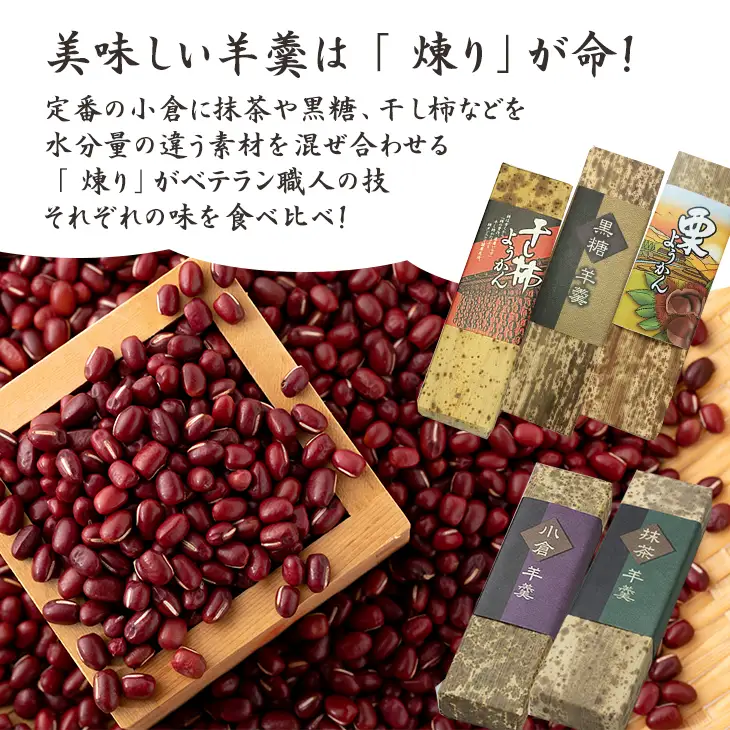 小城羊羹ねりようかん５本セット 羊羹 和菓子 B120-068