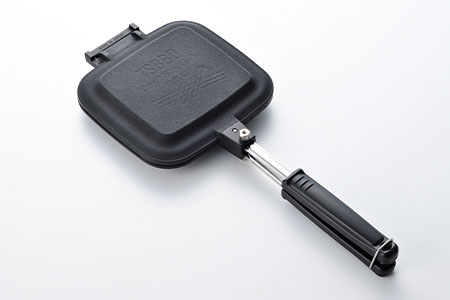 IH対応ホットサンドメーカー オール熱源対応 ハンドル着脱可 燕三条製 キャンプ  アウトドア [TSBBQ]