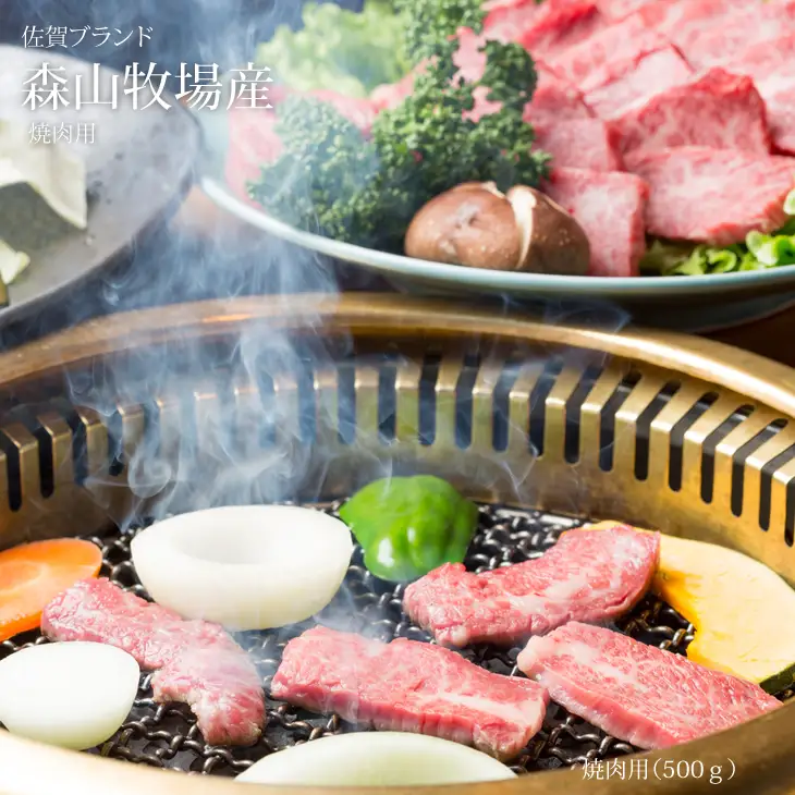 森山牧場 焼肉セット 500g 焼肉 牛肉 B130-064