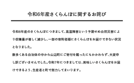 《先行予約》2026年 山形県産 「真夏のルビー紅姫」・サミット 桐箱詰め約1100gx2 やまのべ多田耕太郎のさくらんぼ サクランボ F20A-794