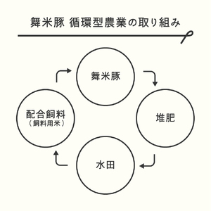 山辺のお米で育ったブランド豚「舞米豚」厚切りロースとんかつ用セット 2.8kg F20A-685
