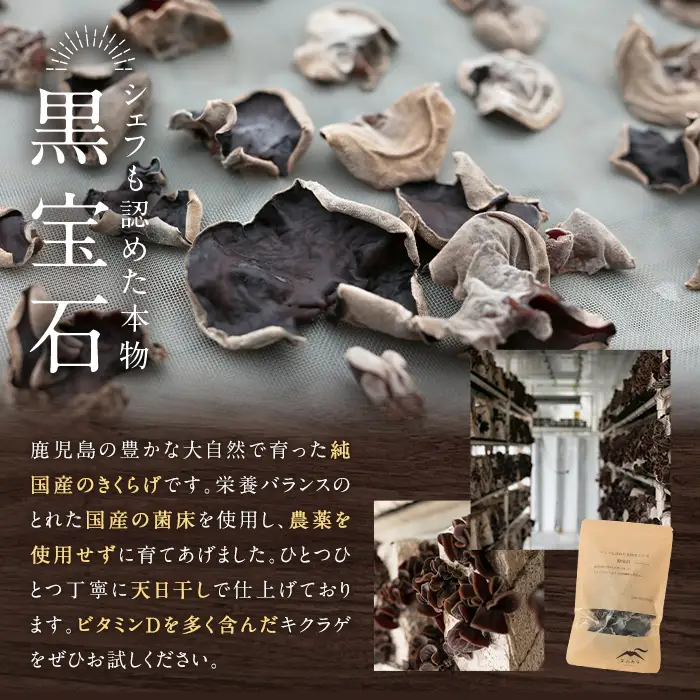 a769 国産乾燥きくらげ計120g(40g×3袋)【姶良のアグリM～】