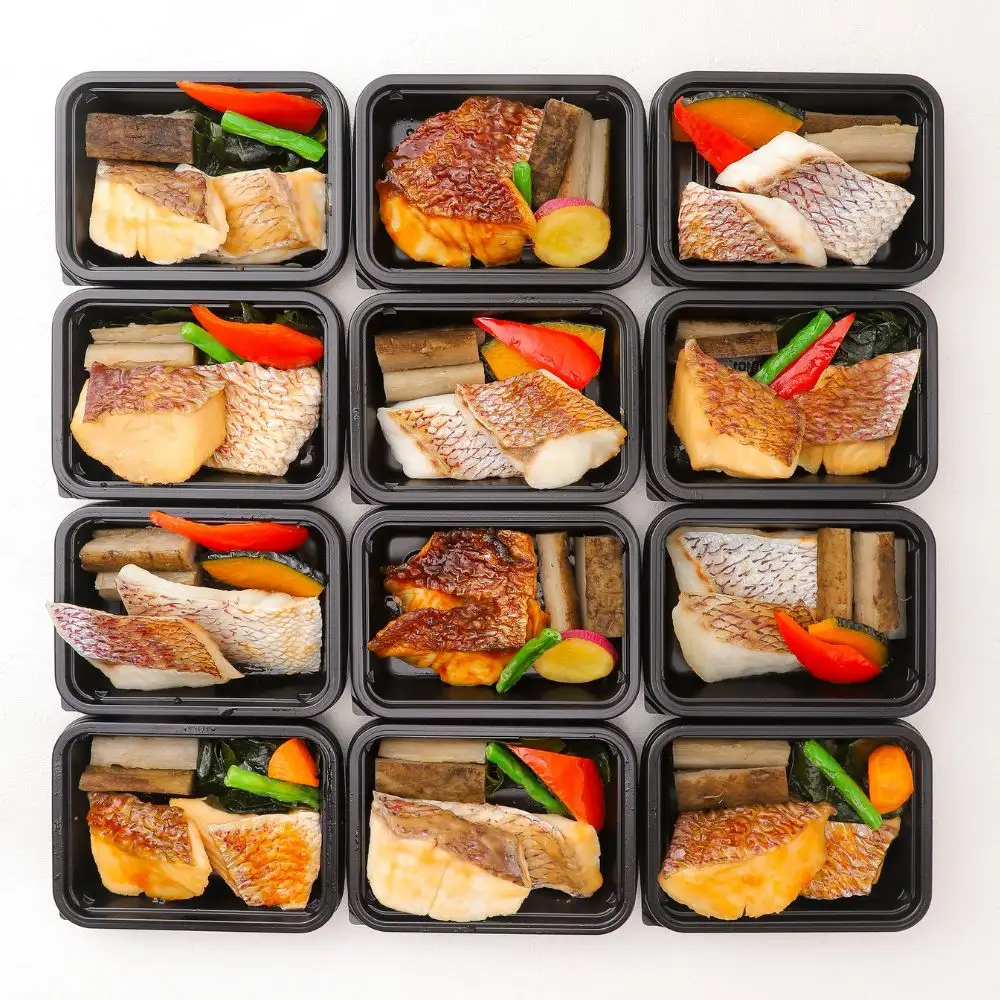 レンジで簡単！近大生まれマダイ惣菜詰合せ（12食）レンチン 調理簡単 惣菜 そうざい 料理 魚 焼き魚 セット マダイ 真鯛 近大 アーマリン 【akd012B】