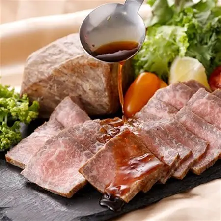 九州産　黒毛和牛のローストビーフ400g　特製ソース付き_肉 ローストビーフ 牛肉 _【配送不可地域：離島】【1265966】