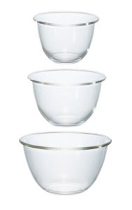 HARIO 耐熱ガラス製ボウル3個セット［MXPN-3704］｜HARIO ハリオ_BE45