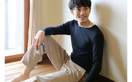《絹生活研究所》インナー／メンズ／長袖／ブラック インナーウェア 下着 肌着 ファッション 服 男性  Mサイズ