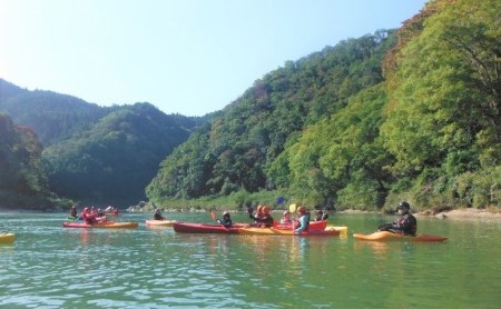 【体験期間毎年4月下旬から10月下旬まで】初心者歓迎！カヌー・カヤック木津川体験ツアーチケット（1名様用） 体験チケット カヌーチケット 