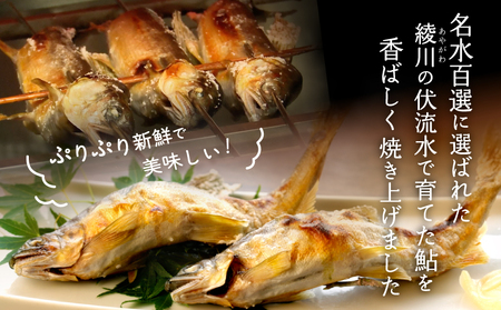 鮎 塩焼き 焼き鮎 5匹 冷凍 香ばしい_0015-017