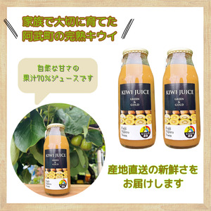 阿武町産 完熟 キウイ フルーツ 70％ 果汁入り 180ml×12本セット 飲みきりサイズ 朝食 や毎日の ビタミン 補給 に最適 フルーツジュース