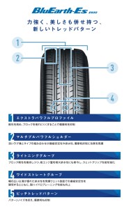 ヨコハマタイヤ 2本セット BluEarth-Es ES32 155/65R13 73S スタンダード 夏タイヤ 横浜ゴム 車用品 カー用品 自動車パーツ 三島市 静岡県