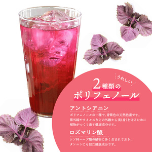 赤しそジュース（加糖・無糖・オリゴ糖セット）900ｍｌ×各1本 F10040