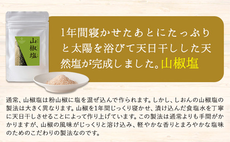山椒塩 1袋 20g 株式会社しおん 《90日以内に出荷予定(土日祝除く)》 和歌山県 紀の川市