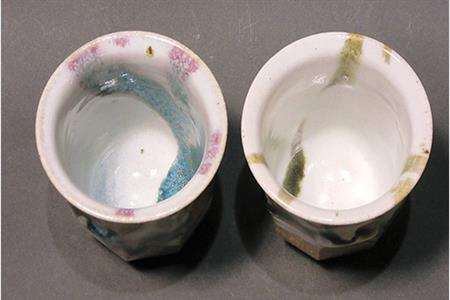 唐津焼 面取り朝鮮唐津組湯呑セット お茶 お酒