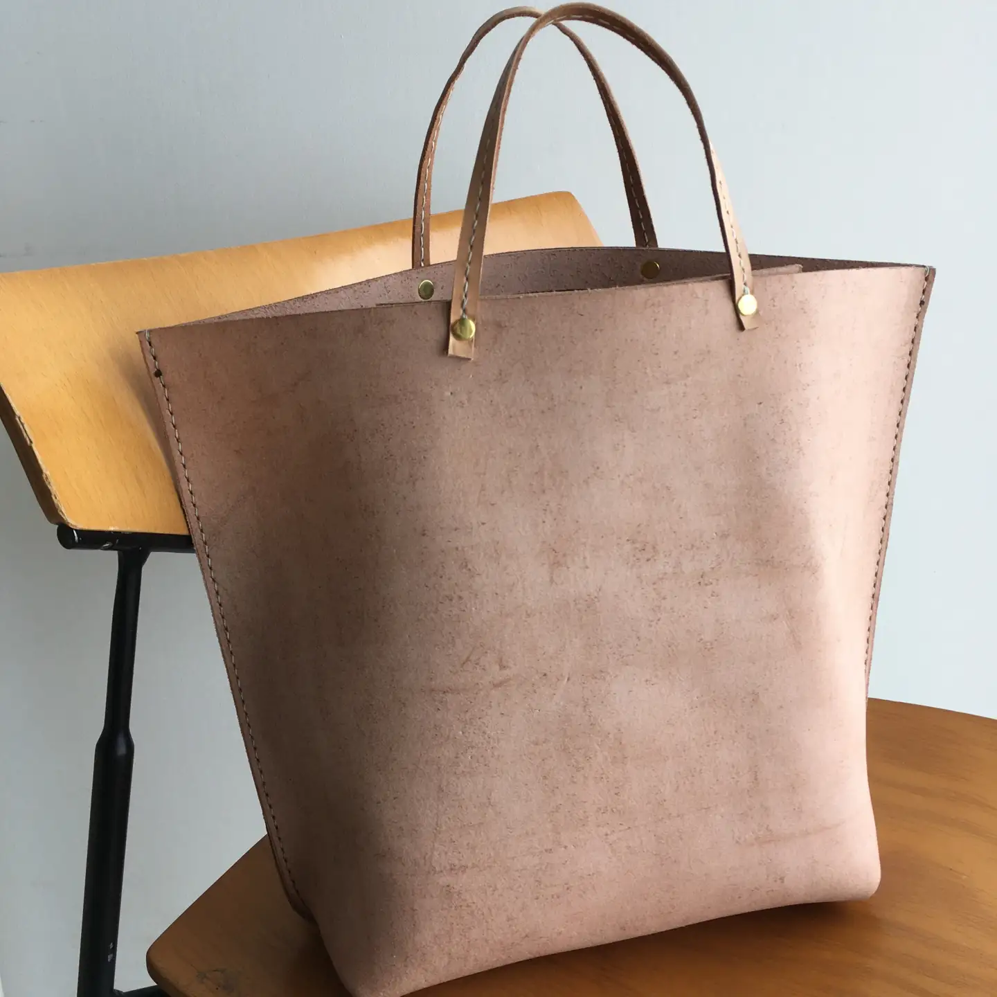 とこトートバッグ Ｌサイズ レザー 【 トコ皮 床皮 トート バッグ レザートート レザーバッグ 】