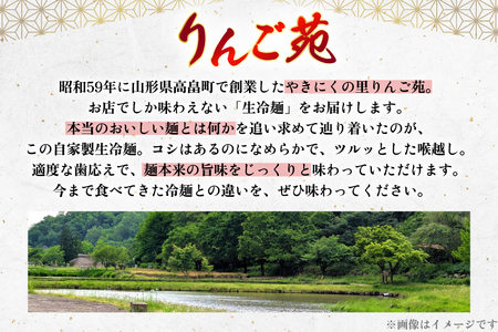 冷麺 定期便 3回 りんご苑の冷麺 スープ付 10食 計30食 [りんご苑 山形県 高畠町 tk06ays660002]