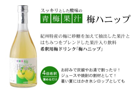希釈用梅ドリンク　梅ハニップ　12本セット【prm014B】