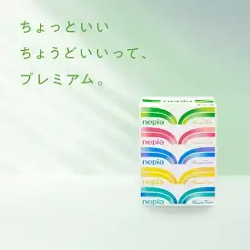 ネピアティシュ５箱×12パック | プレミアム ティッシュ ティッシュペーパー