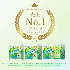 ネピア激吸収キッチンタオル4ロール100カット×12パック | キッチンペーパー