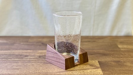 マグカップホルダーS　(ウォルナット) 燕三条製 デスク おしゃれ【014S003】