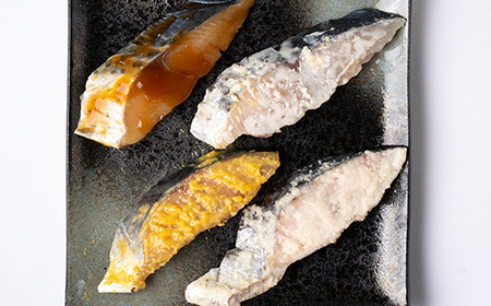 サワラ 地魚 漬魚 セット 4種 8切 サワラ 鰆 粕漬 西京漬 塩麹 生姜 醤油 米味噌 米麹 魚 加工品 惣菜 おかず ギフト 贈り物