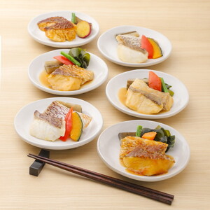レンジで簡単！近大生まれマダイ惣菜詰合せ（6食） ｜ 真鯛 焼き魚 煮付け セット おそうざい