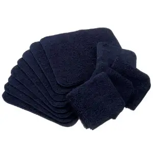 【泉州タオル】吸水力と肌触りが自慢のデイリーユースハンカチ ネイビー12枚 タオル ハンカチタオル デイリータオル 泉州ハンカチタオル タオルセット 国産タオル 人気タオル 泉州タオル【039E-072】