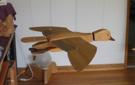 「鳥たちの空」コガモモビール〈つがい〉