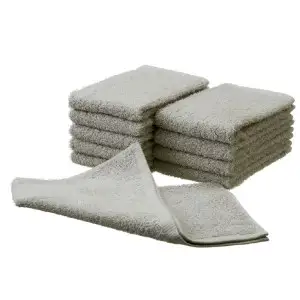 【泉州タオル】吸水力と肌触りが自慢のデイリーユースハンドタオル ライトグレー10枚 タオル ハンドタオル 泉州ハンドタオル タオルセット 国産タオル 人気タオル 泉州タオル【039E-079】