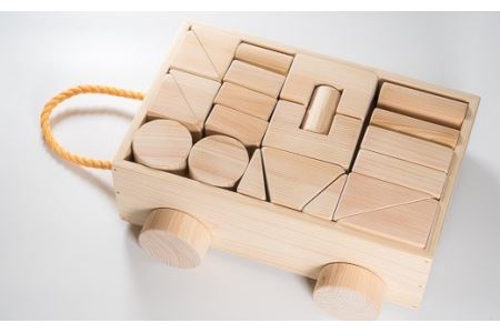 つみ木・２段 コロ付き　EB-12