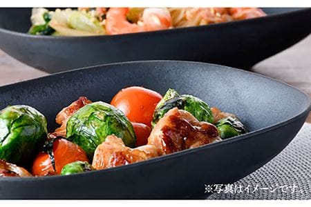 【陶器市特集】【波佐見焼】ブロンズ ブラック オーバルボウル 3枚セット 食器 皿 【長十郎窯】 [AE44] 波佐見焼