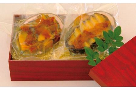 吉翠亭謹製蒸し鮑の雲丹和え