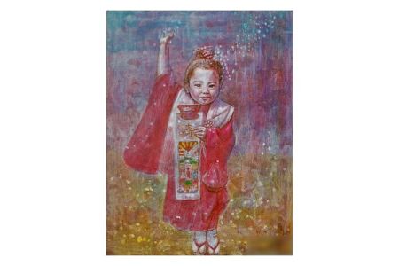 【大切な人に】肖像画　油絵アクリル画