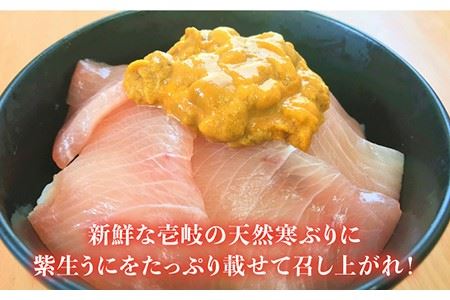 生うに 寒ぶり丼の素 セット・食べ比べ 老舗の厳選 おさだの生うに《壱岐市》【長田商店】[JAO014]