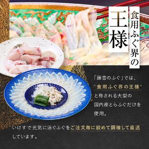 国内産高級とらふぐ料理2箱セット(4～5人前)【配達不可地域有】