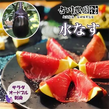 【産地直送】古川農園「大阪なす」と「水なす」の食べ比べセット_野菜 茄子  なす ナス_【1293804】
