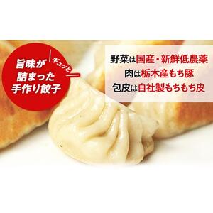 栃木産こだわり手作りもち豚餃子 | 食品 冷凍食品 惣菜 餃子 手作り 国産【食品 加工食品 人気 おすすめ 】