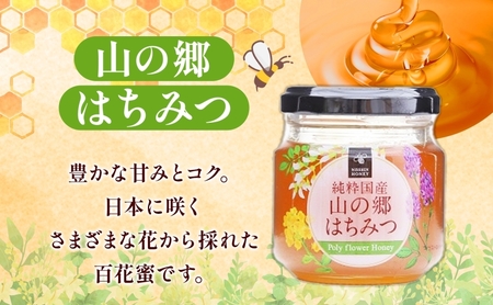 国産はちみつ120g 3本入り 山の郷 アカシア 菩提樹 国産 純粋はちみつ ギフト ハニー honey ハチミツ パン 菓子 トースト ホットケーキ ヨーグルト 調味料 隠し味 常温 常備 お取り寄せ 日新蜂蜜 送料無料 岐阜県 安八町 
