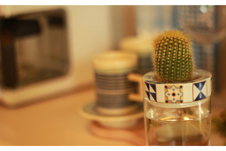 【美濃焼】SaiSui Morocco（Blue＆White）【大東亜窯業】【TOKI MINOYAKI返礼品】≪土岐市≫ 鉢 プランター インテリア かわいい おしゃれ 園芸 ガラス 陶磁器 磁器 コンパクト 水耕栽培 観葉植物 ブルー 青 タイル 送料無料 [MAG003]