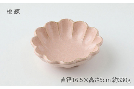 【美濃焼】リンカ 16ボウルペア 白練×桃練【カネコ小兵製陶所】【TOKI MINOYAKI返礼品】食器 鉢 副菜鉢 取り鉢 サラダボウル ランチ ディナー セット リンカ RINKA ホワイト ピンク 白 桃色 カフェ風 写真映え おしゃれ レンジ対応 食洗機対応 送料無料 [MBD059]